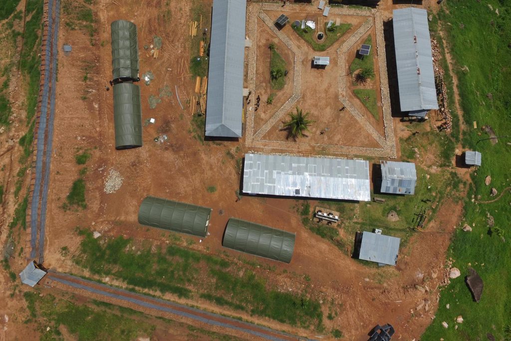 CAMSS 16Q Military Shelter - VRAEM Peru - Overhead View of Camp