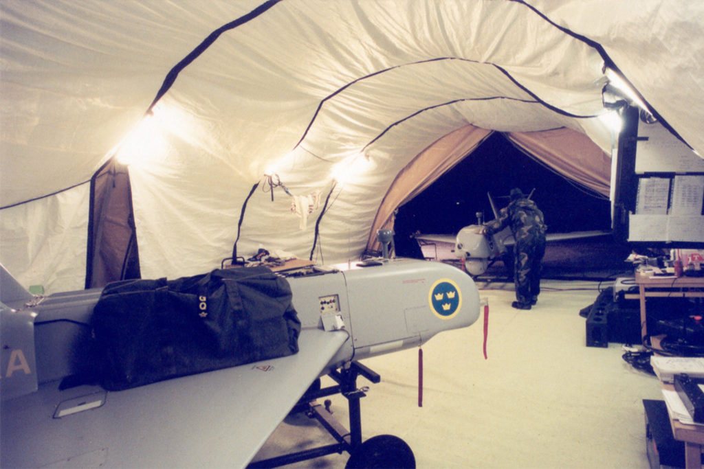 CAMSS 20Q UAV Military Shelter Interior