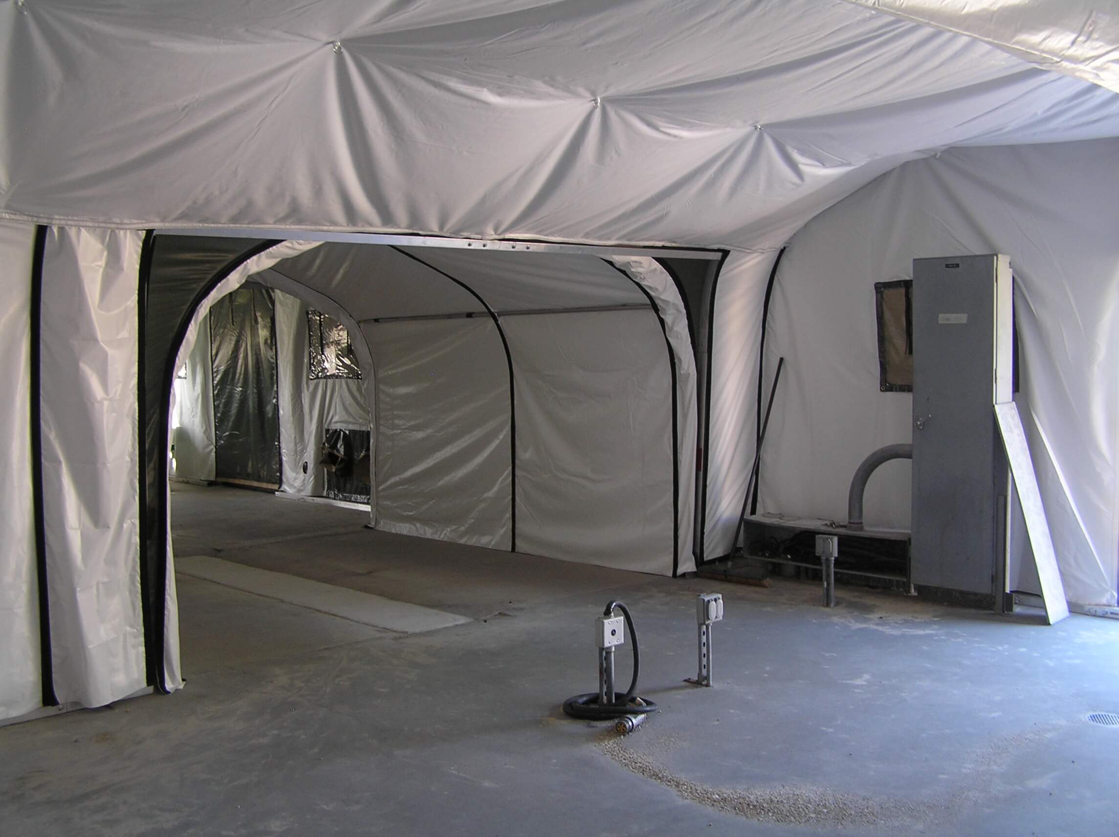 CAMSS Military Shelter Kitchen Corridor
