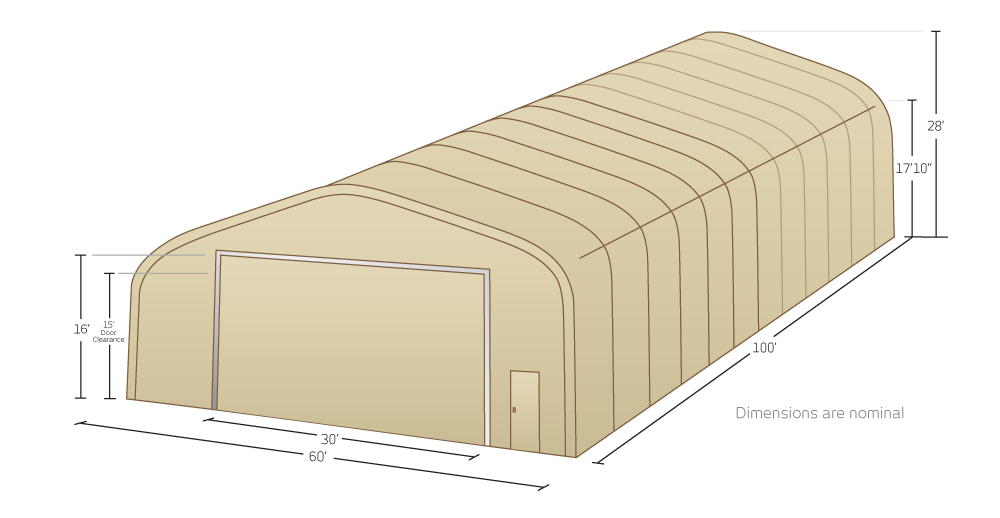 CAMSS 60EX Military Shelter Illustration