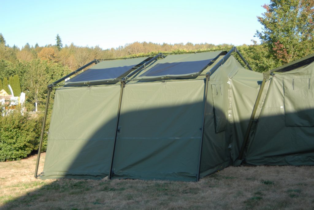 CAMSS 20TAC13 Rapid Deployment Military Shelter with TheThermacam Fly - Side View