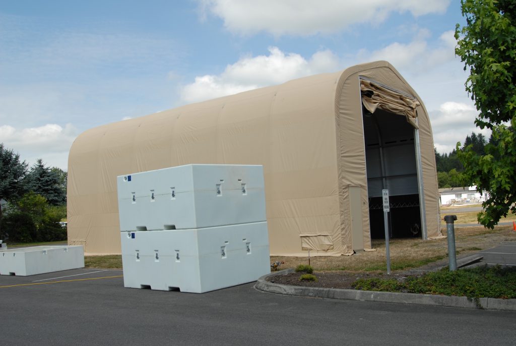 CAMSS 30IS Military Shelter with Exterior Storage Containers