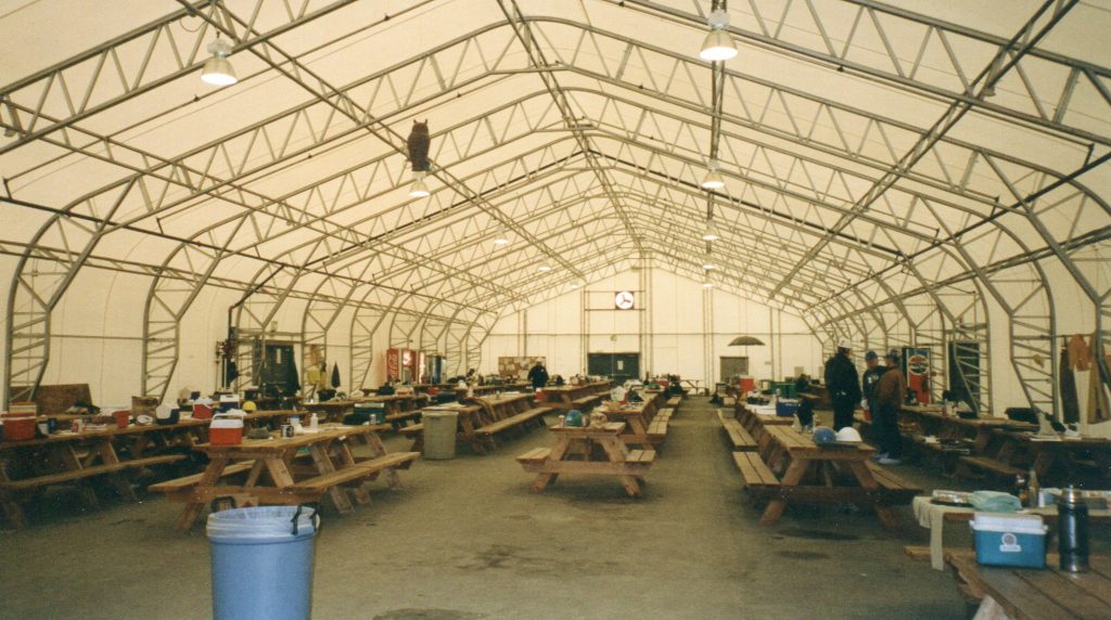 CAMSS 60EX Military Shelter used as Chow Hall