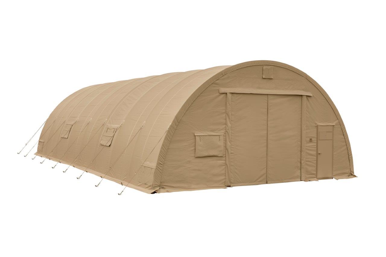 CAMSS: Tan CAMSS30 Medium Military Shelter System