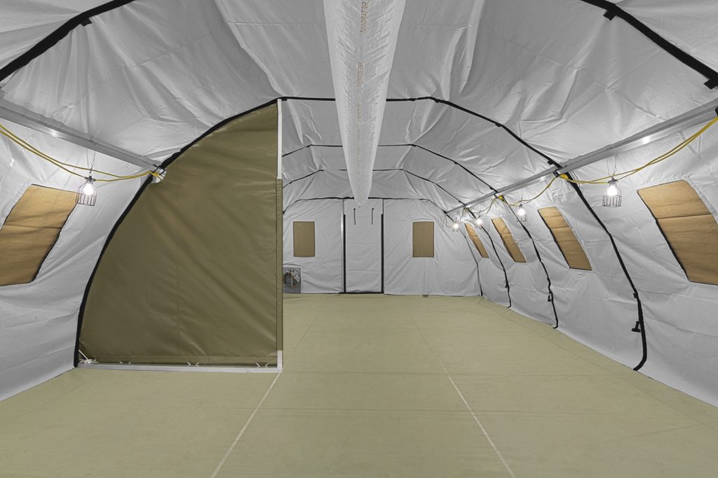 CAMSS 20Q Military Shelter With Partial Divider