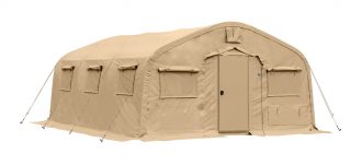 CAMSS: Tan CAMSS 18EX Military Shelter System