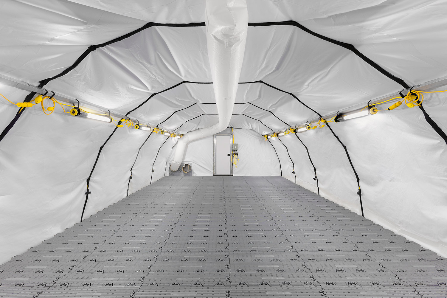 CAMSS 20Q UAV Military Shelter with Ruggedized Fluorescent Tube Lights