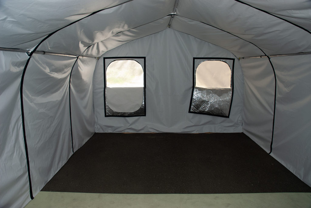CAMSS Military Shelter - Interior View Of Insulcam Cover